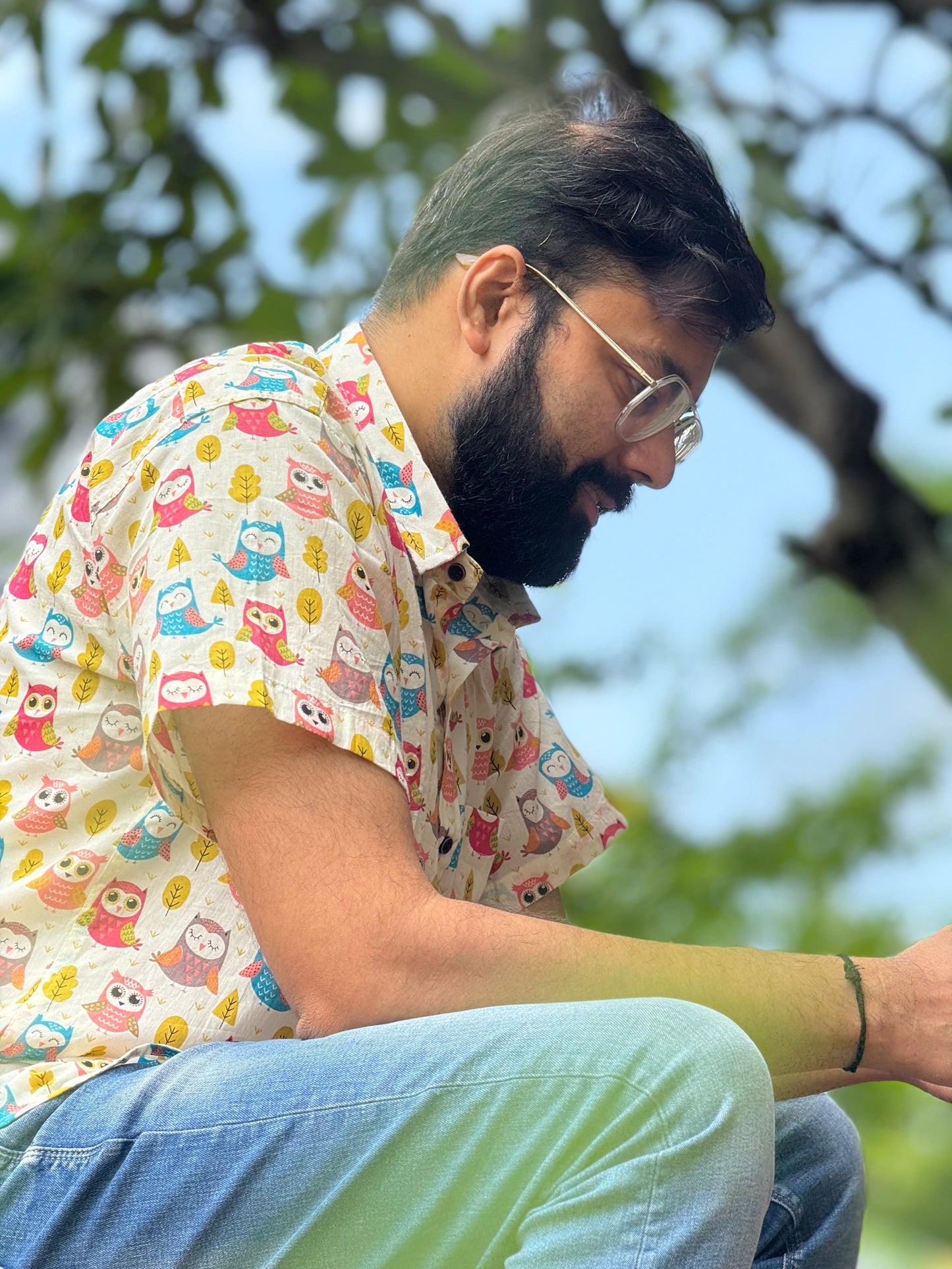 Mens half sleeves shirt