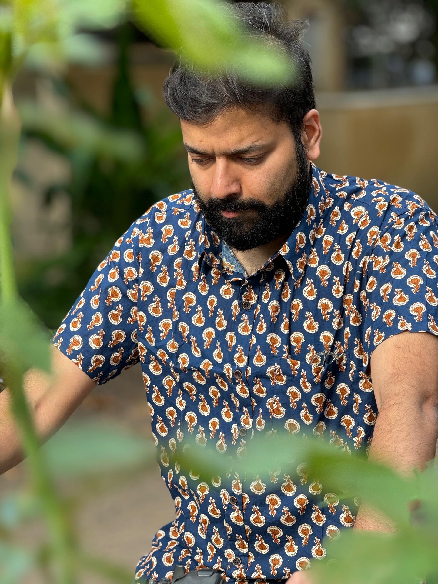 Mens half sleeves shirt