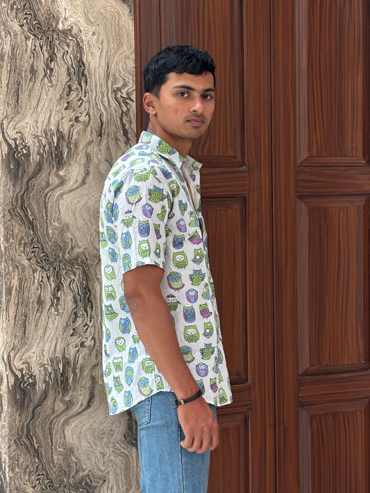 Mens half sleeves shirt