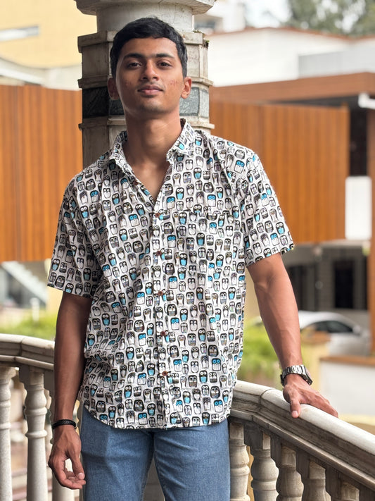 Mens half sleeves shirt