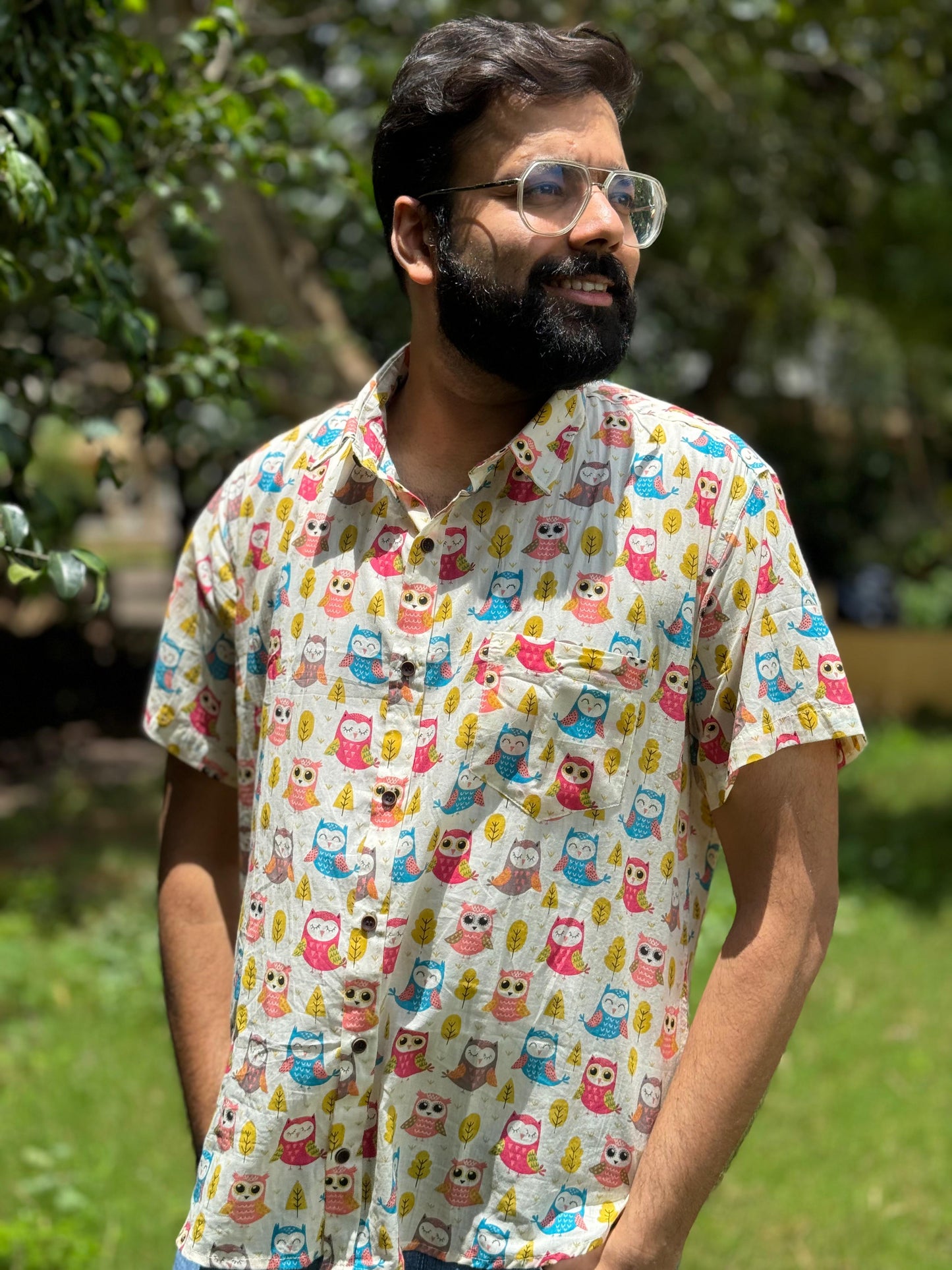 Mens half sleeves shirt